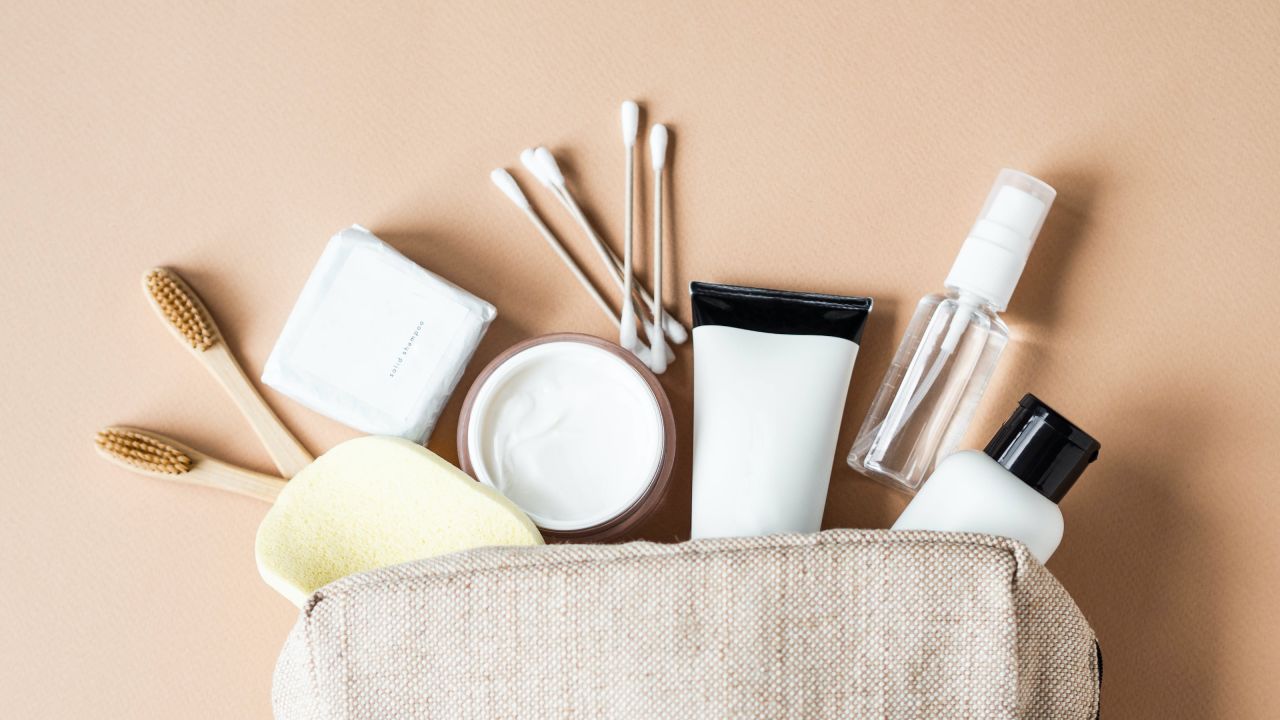 travel with toiletries