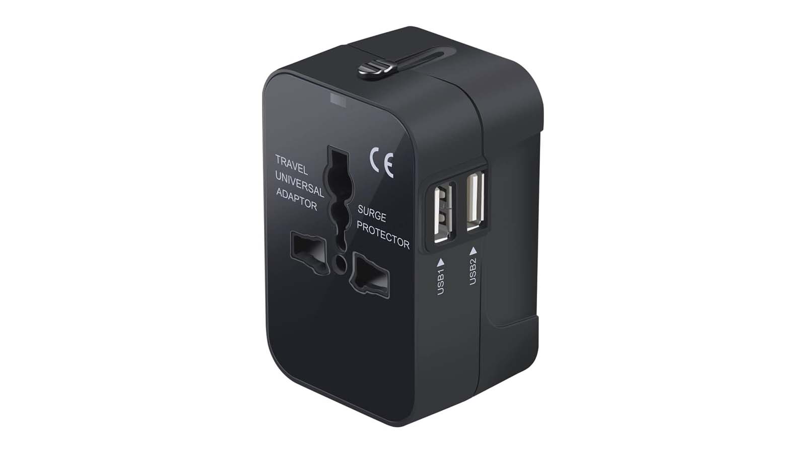 TESSAN All European UK Travel Plug Adapter Kit with 3 Outlet 3 USB Cha