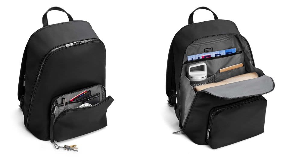 Waterproof Leather Backpack Men School Bag For Teenage Girls Boy Bookbag Laptop  Bag Pack Business Casual Travel Backbag Black