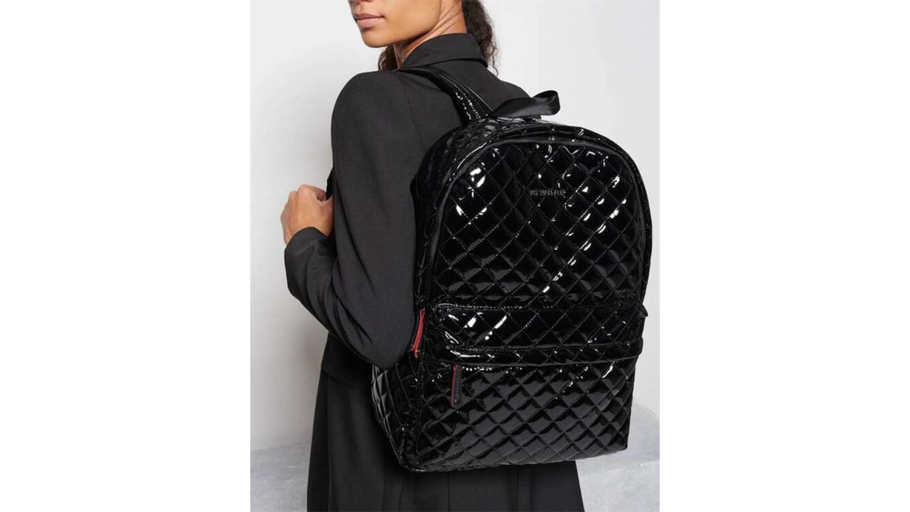 Metro Backpack, Nylon and Vegan Leather