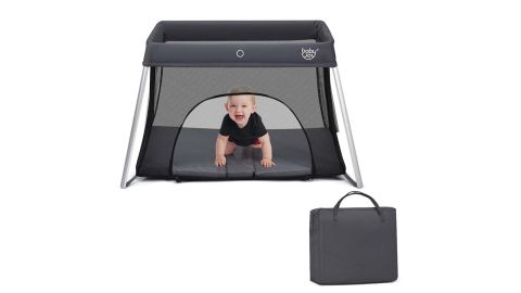 Baby Joy Travel Crib 2-in-1 Playpen