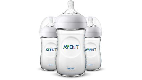 Philips Avent Natural Baby Bottle, Clear 2 Pack