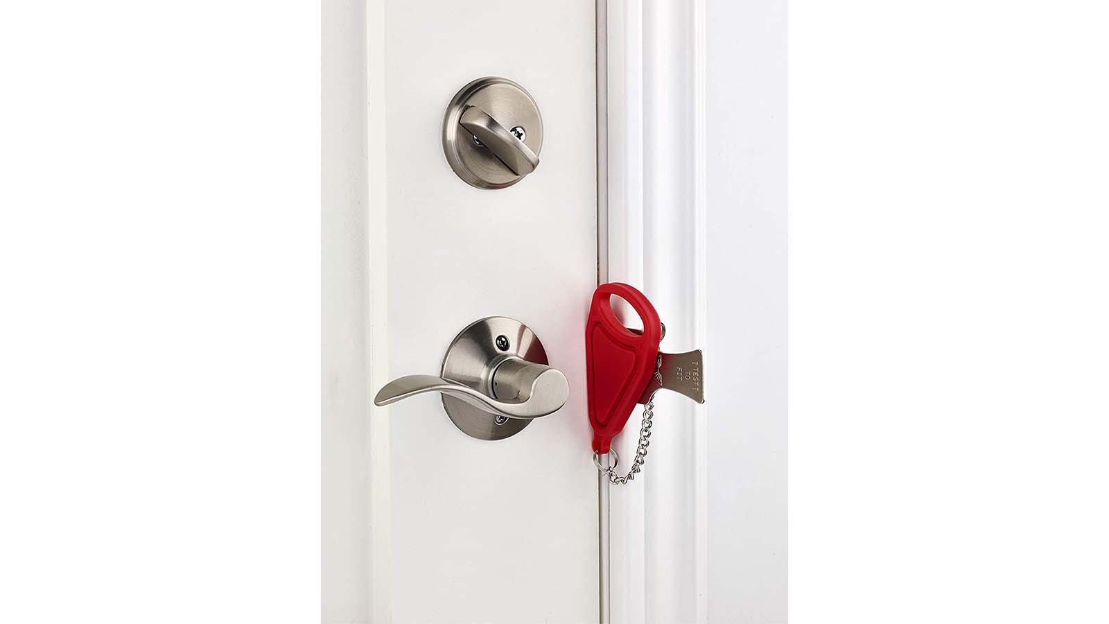 Portable Door Lock for Hotel Room & Travel Security - DoorJammer™
