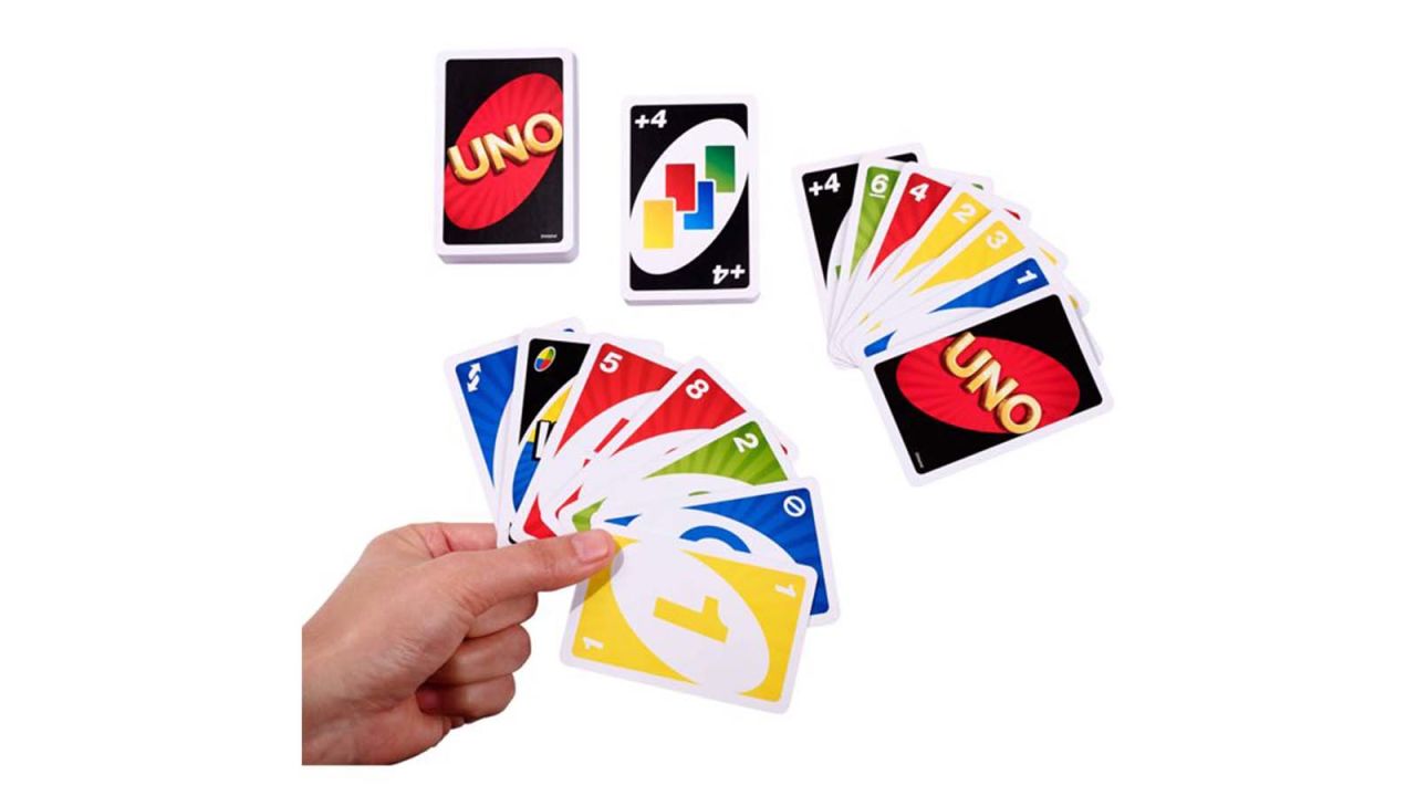 underscored travelgames Uno Color and Number Matching Card Game