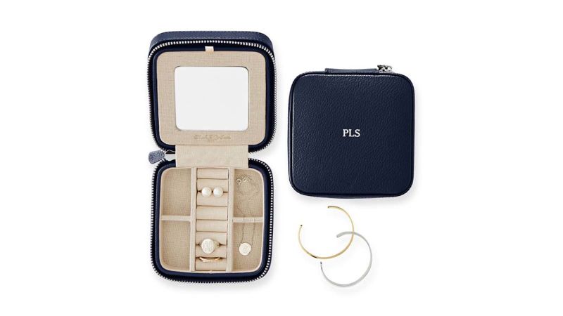 Jewelry Case Portable Women Necklace Earrings Rings Outdoor Travel Organizer Box 