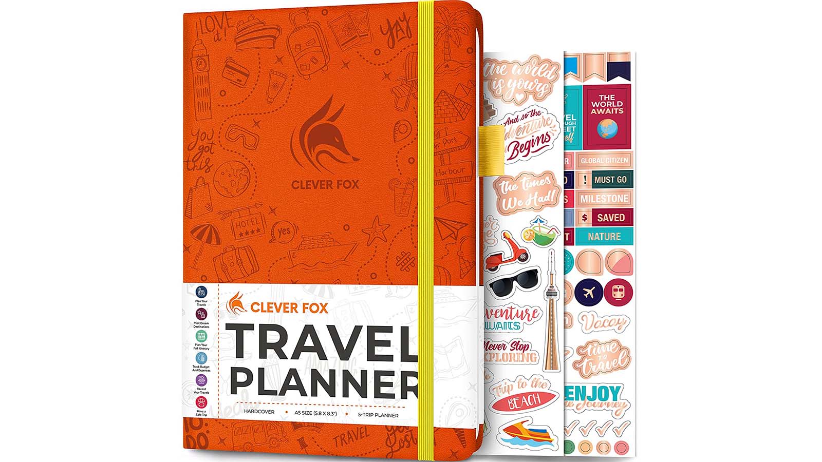 Best Only Travel Journal with 15 Plastic Pockets for Keepsakes and Trip  Money - Organize Vacation Souvenirs - Gift Box for All Occasions - Bucket  List