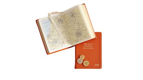 Mark and Graham's leather-bound world travel journal