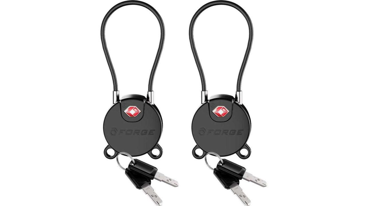 TSA Approved Cable Luggage Locks, Re-settable Combination with Alloy Body :  : Clothing, Shoes & Accessories