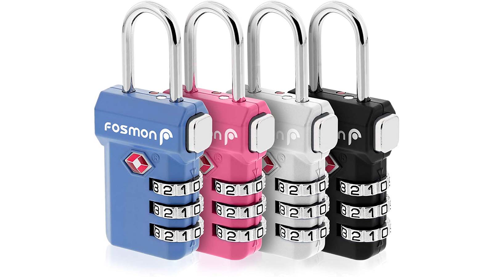 TSA Approved Luggage Locks, Ultra-Secure Dimple Key Travel Locks with Zinc  Alloy Body