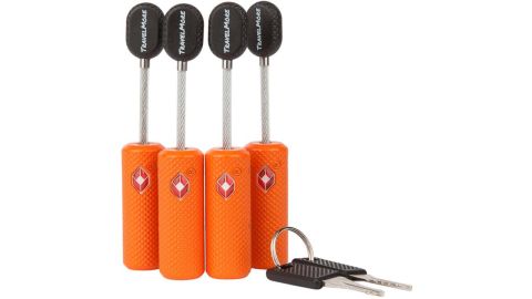 TravelMore Ultra-Secure Mini Key Padlocks, 4-Pack