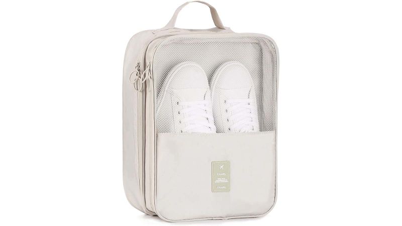 Travel Mesh Premium Luggage Pouch Shoe Bags Traveling & Drawstring Handle 