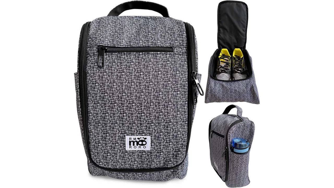 underscored travelshoebags Rmmoororo Water Resistant Shoe Bags With Zipper Pockets