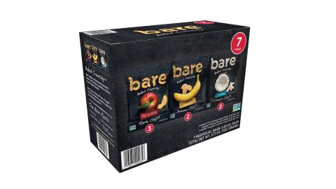 Bare Apple Banana Chips de noix de coco, paquet de 7