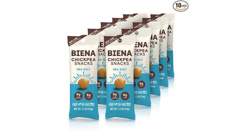 Biena Chickpea Snacks, 10-Pack