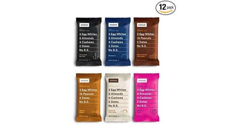 Pack de variétés RXBar, lot de 12