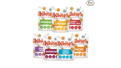 Croustilles au fromage Whisps, paquet de 7