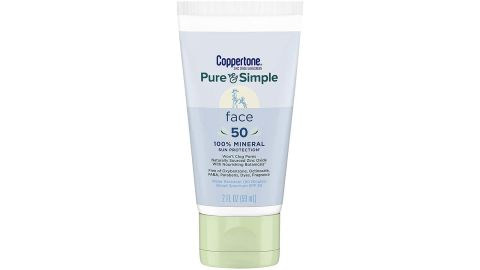 Coppertone Pure & Simple for Face SPF 50 Sunscreen Lotion