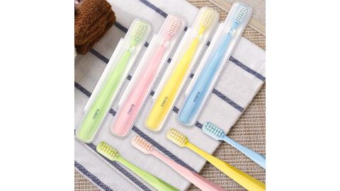 Suree Extra-Soft Toothbrushes for Sensitive Teeth, 4-Pack