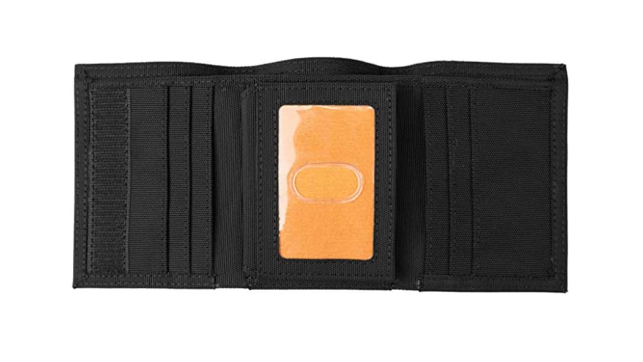 Timberland PRO Men’s Cordura Nylon RFID Trifold Wallet With ID Window