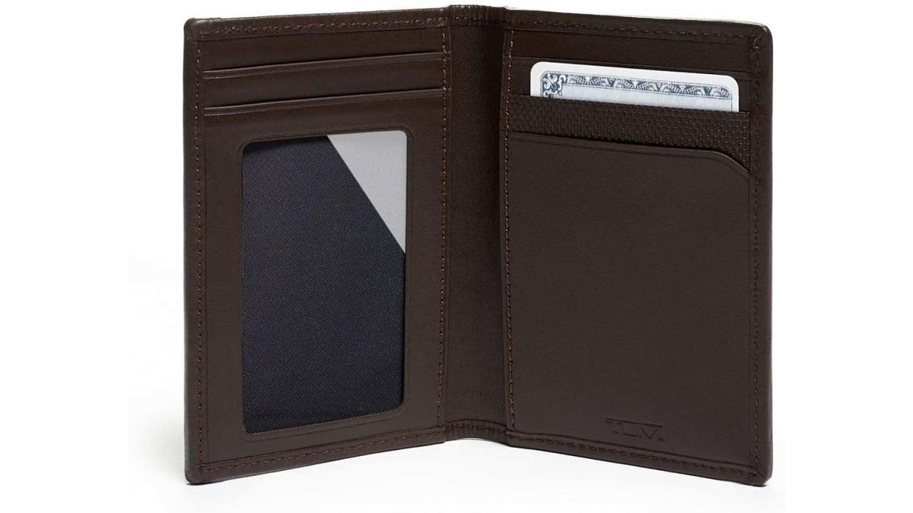 Travelambo Cute Slim Minimalist Front Pocket Wallet Credit Card Holder PU Leather  Card Cases Sleeve Business Cards Folded Note Storage Organizer Case with ID  Window for Men Women Credit Card Holder Wallet