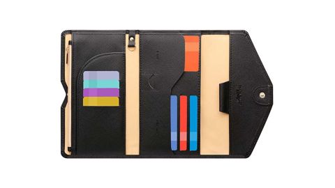 underscored travelwallets Zoppen Multi-Purpose RFID-Blocking Passport Holder Travel Wallet