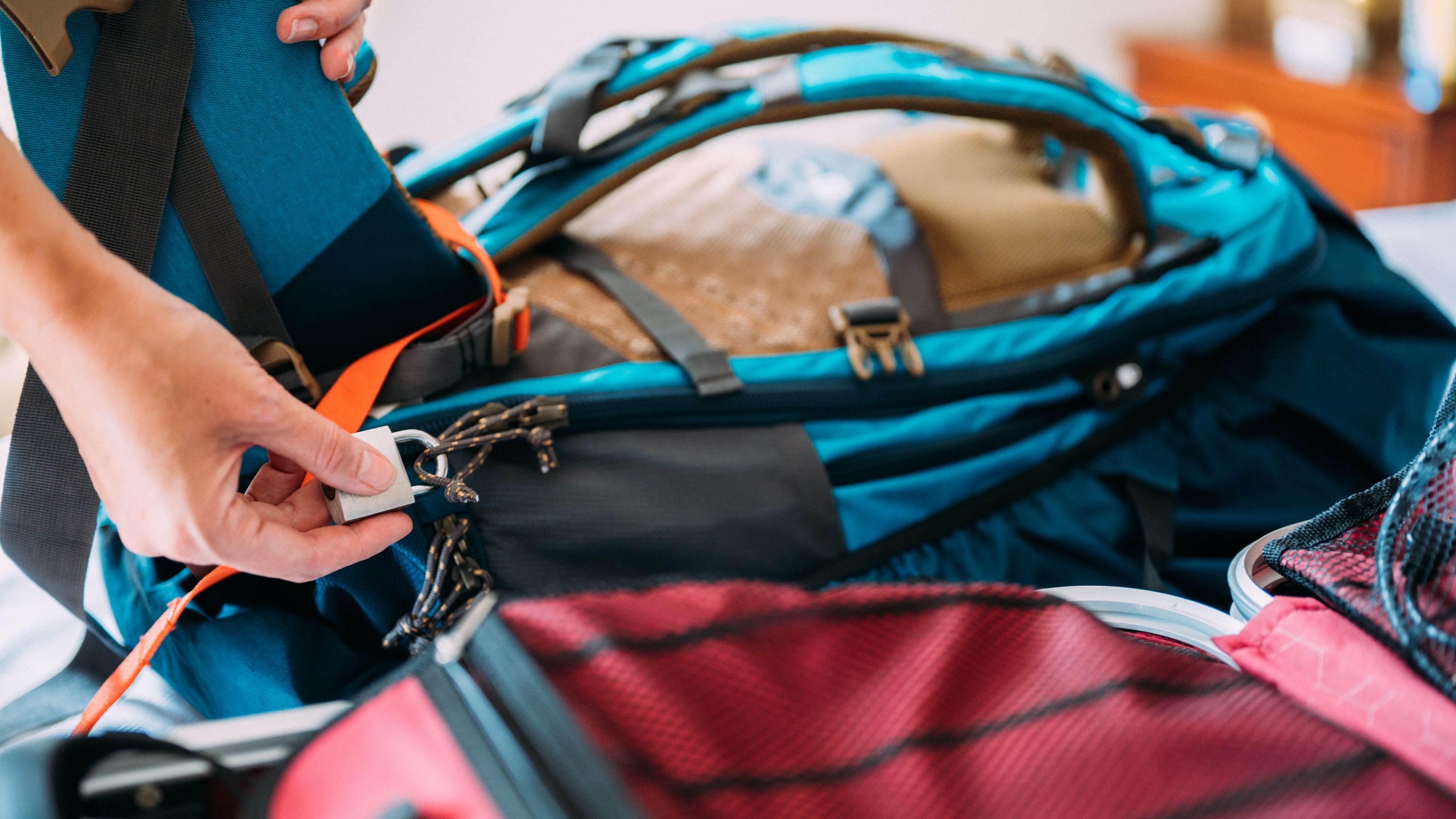 Mini Luggage Locks, Colorful Suitcase Padlocks with Keys (4 Pack)