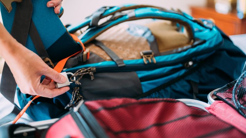 Protege 2 Pack Travel Zinc Alloy Suitcase Luggage Locks with Keys, Black