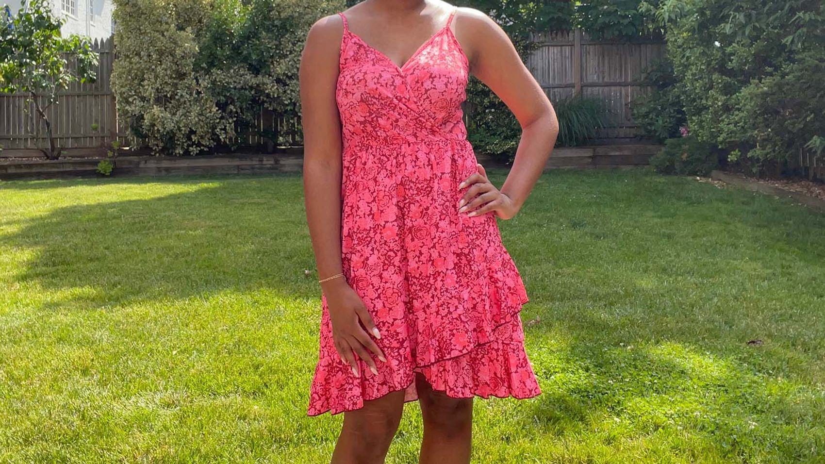 Dresses, Hot Pink Spring Summer Dress Spaghetti Straps Short Dress Tank  Dress