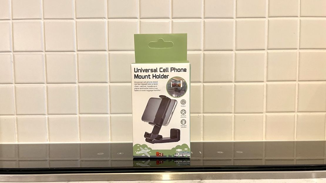 Perilogics Universal in Flight Airplane Phone Holder Mount. Hands Free  Viewing with Multi-Directional Dual 360 Degree Rotation. Pocket Size Must  Have