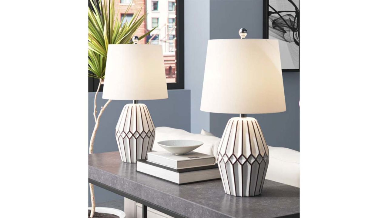 Mitchellville Ceramic Table Lamp, Set of 2