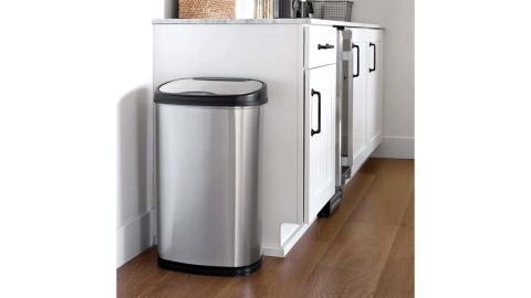 Nine Stars Stainless Steel 13.2-Gallon Motion Sensor Trash Can