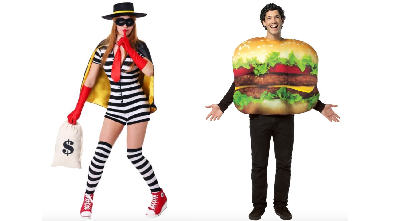 Hamburger Thief Costume: Men's Halloween Outfits