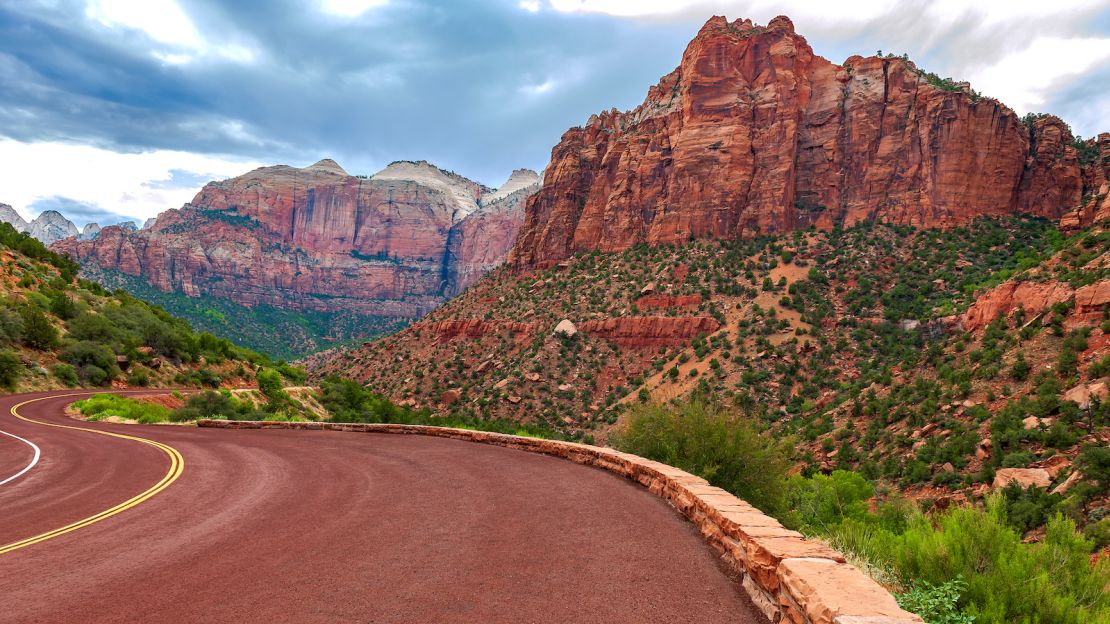 underscored zion national park