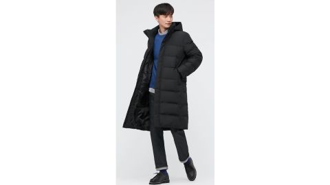 Men's seamless long coat Uniqlo