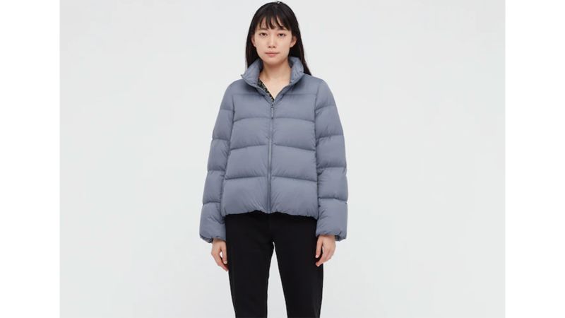 GAP Womens Synthetic Down Puffer Jacket Coat with Matte Finish