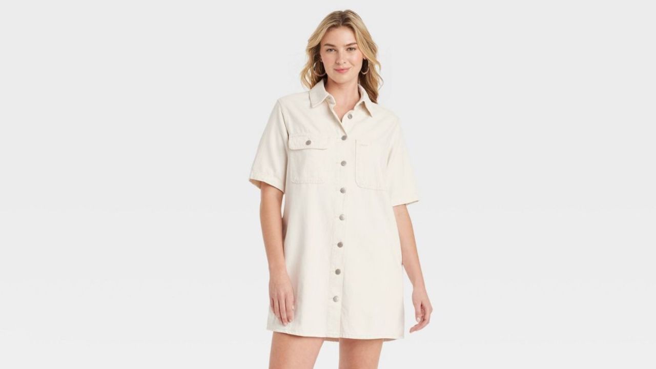 Universal Thread Women's Short Sleeve Mini Shirtdress.jpg