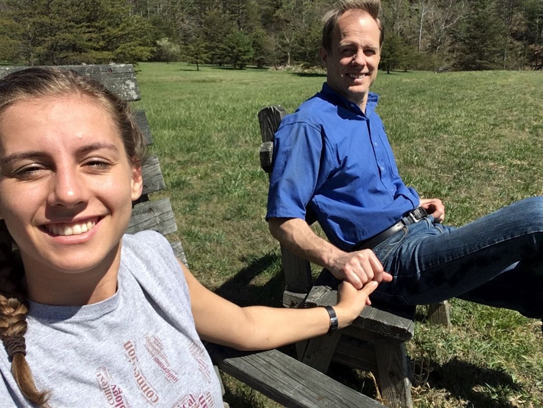 Michael Stumo and his daughter in April 2016.