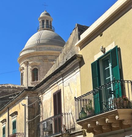<strong>New home: </strong>They purchased a two-bedroom property in the town of Noto for 90,000 euros (around $97,000) and have since renovated it.