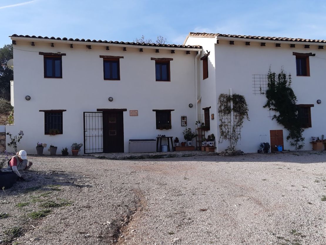 They paid 165,000 euros (around $184,000) for their three-bedroom home in Garcia, Spain.