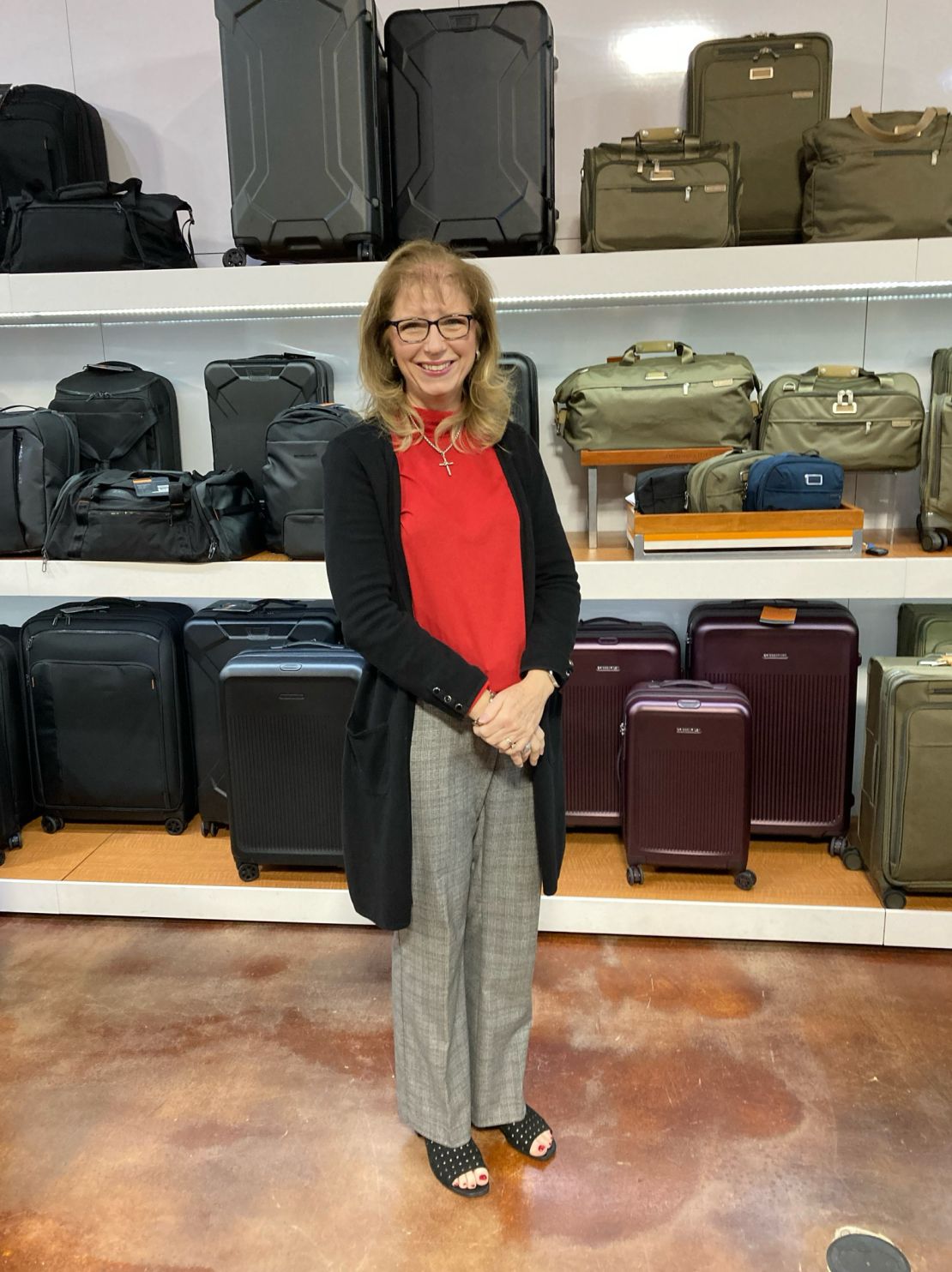 Tiffany Zarfas Williams owns the Luggage Shop of Lubbock in Texas.