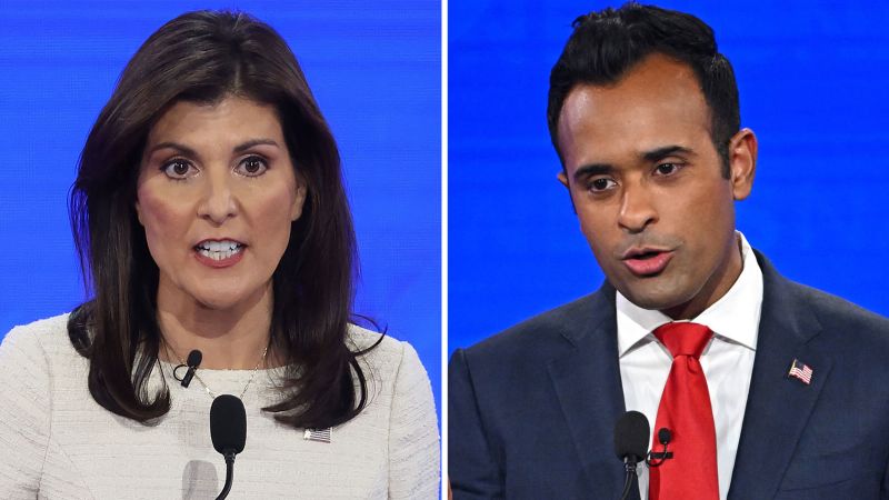 Feud between Haley and Ramaswamy grows more heated in 4th debate | CNN ...