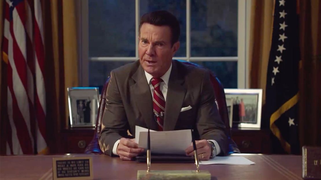 Dennis Quaid in "Reagan."