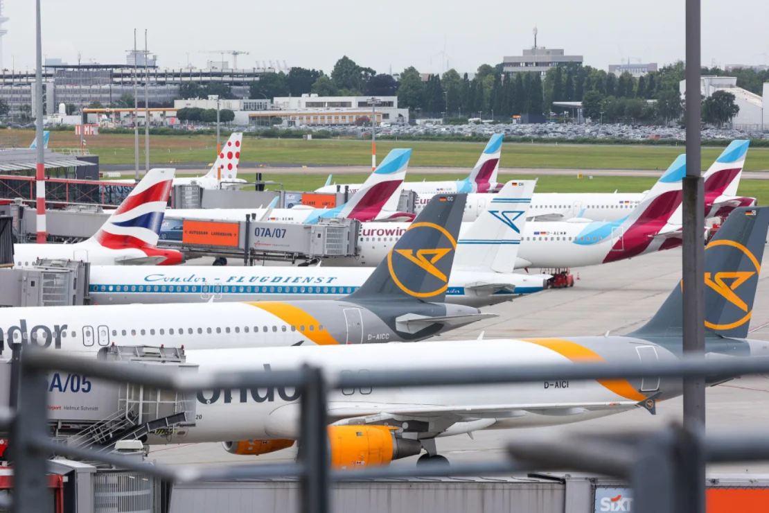 Los cielos se están volviendo más congestionados con la creciente demanda (en la foto, el Aeropuerto de Hamburgo).