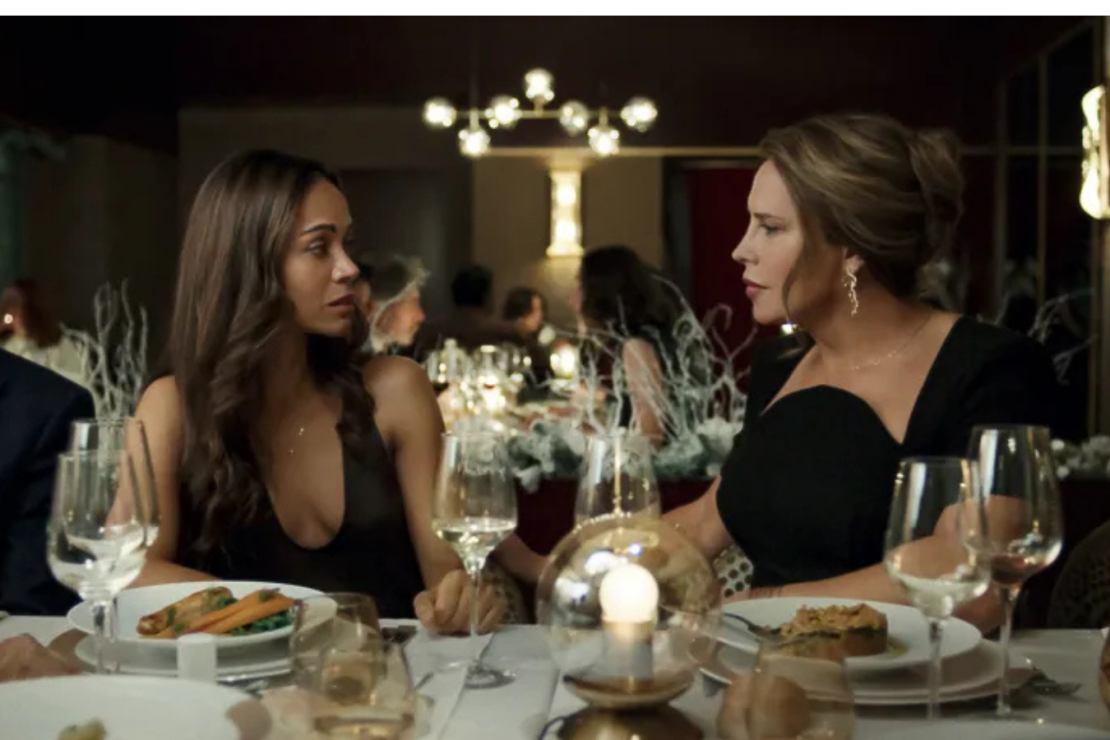 Zoe Saldaña y Karla Sofía Gascón en "Emilia Pérez".