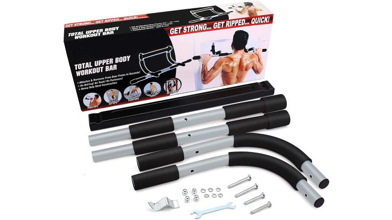 Total upper body discount workout bar assembly