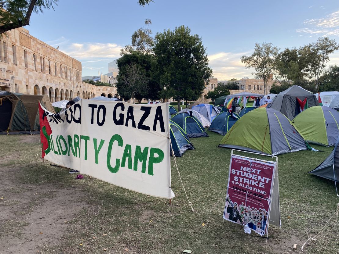 Since April 23, camps have sprung up at several university campuses across Australia.