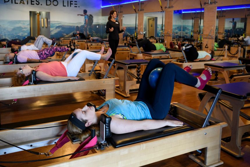 A CP Reformer Flow class at a Club Pilates in Indiana.