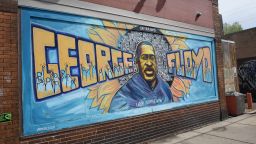 A mural outside of Unity Foods in Minneapolis, Minnesota depicts George Floyd. In May 2020, Floyd was murdered by Minneapolis Police Officer Derek Chauvin right outside this convenience store and sparked nationwide protest over police brutality.