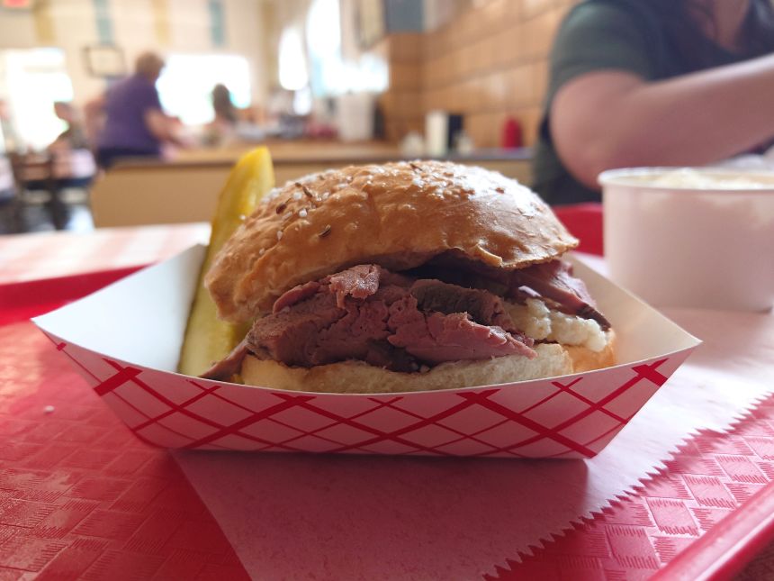 Roast beef on weck is a specialty at numerous Charlie the Butcher's locations in the Buffalo area.