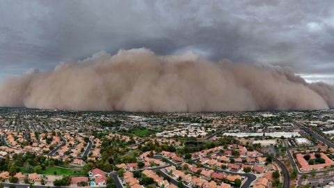 A haboob comes into Chandler, Ariz. on Aug. 24, 2025.